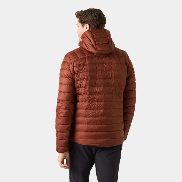 VERGLAS HOODED DOWN 20, IRON OXIDE, XXL