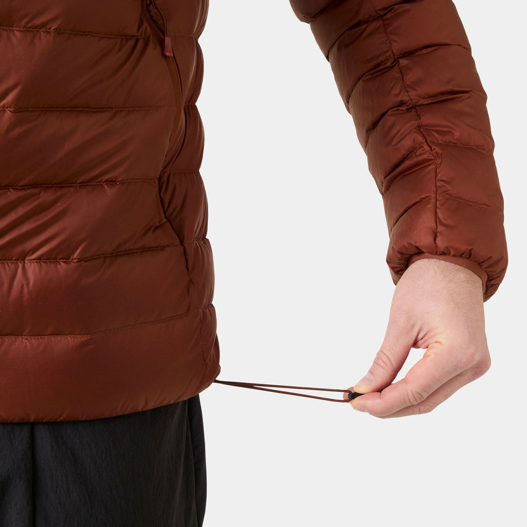 VERGLAS HOODED DOWN 20, IRON OXIDE, XXL