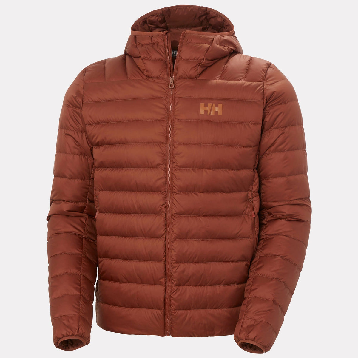 VERGLAS HOODED DOWN 20, IRON OXIDE, XXL