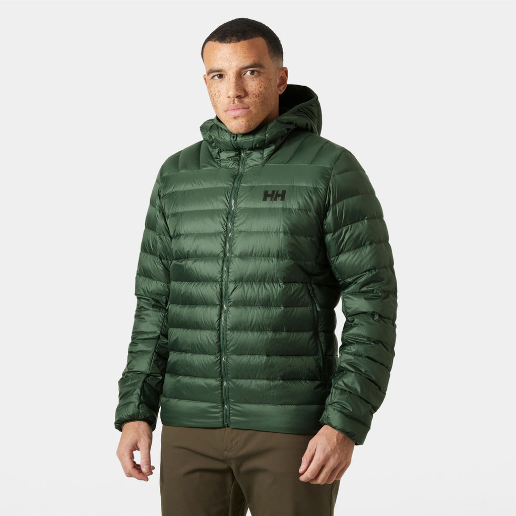 VERGLAS HOODED DOWN 20, JUNGLE GREE, XXL
