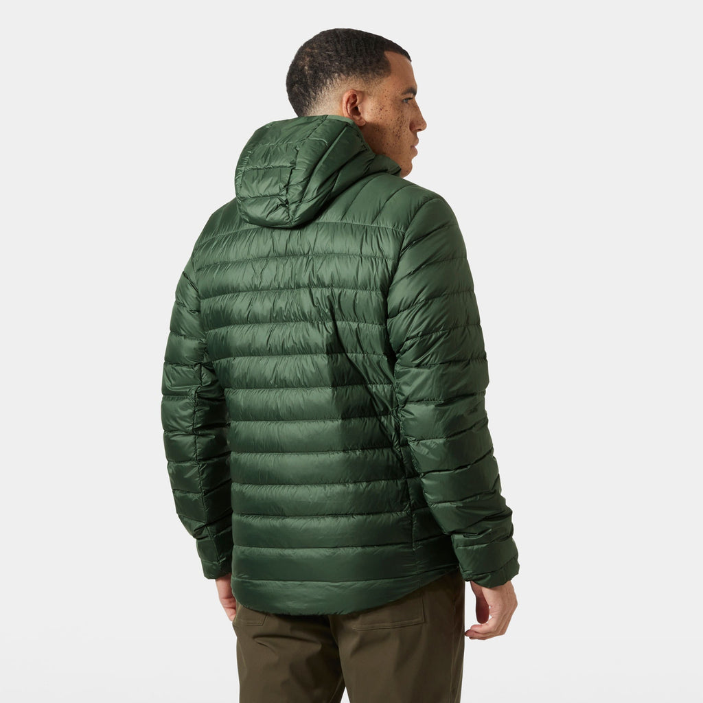 VERGLAS HOODED DOWN 20, JUNGLE GREE, XXL