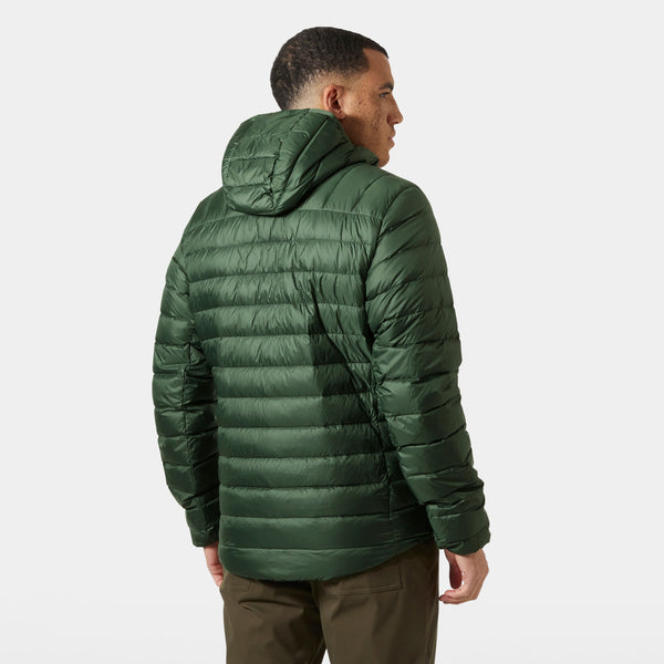 VERGLAS HOODED DOWN 20, JUNGLE GREE, XXL