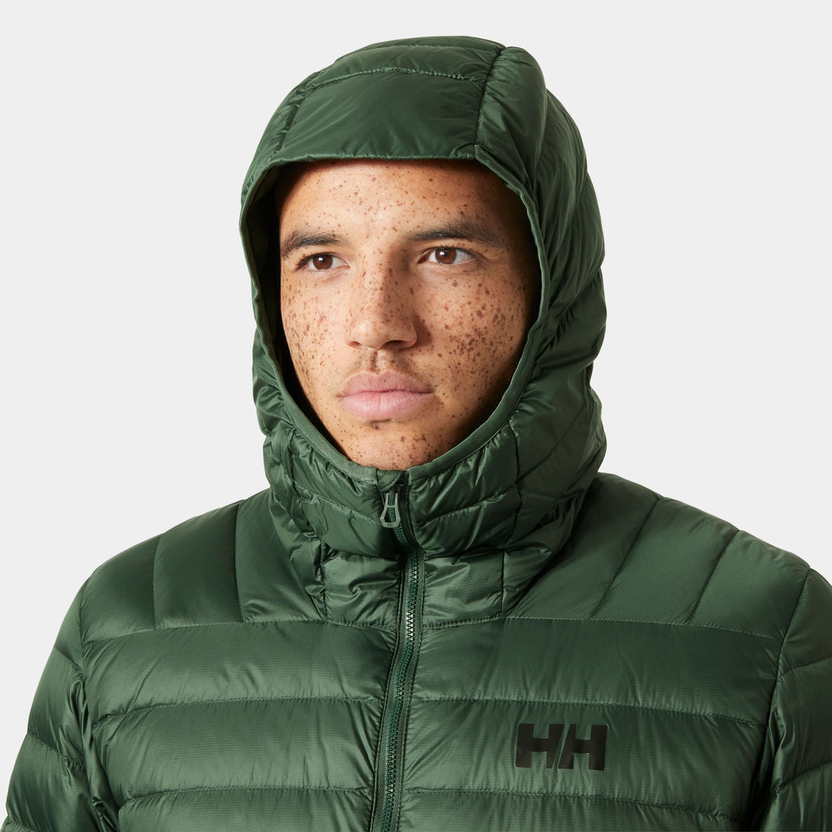 VERGLAS HOODED DOWN 20, JUNGLE GREE, XXL