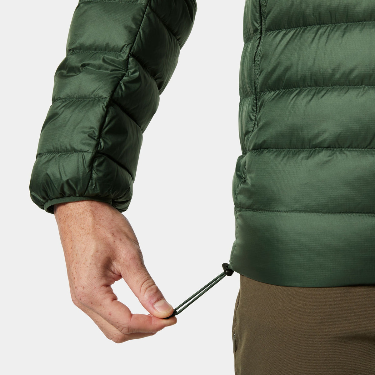 VERGLAS HOODED DOWN 20, JUNGLE GREE, XXL
