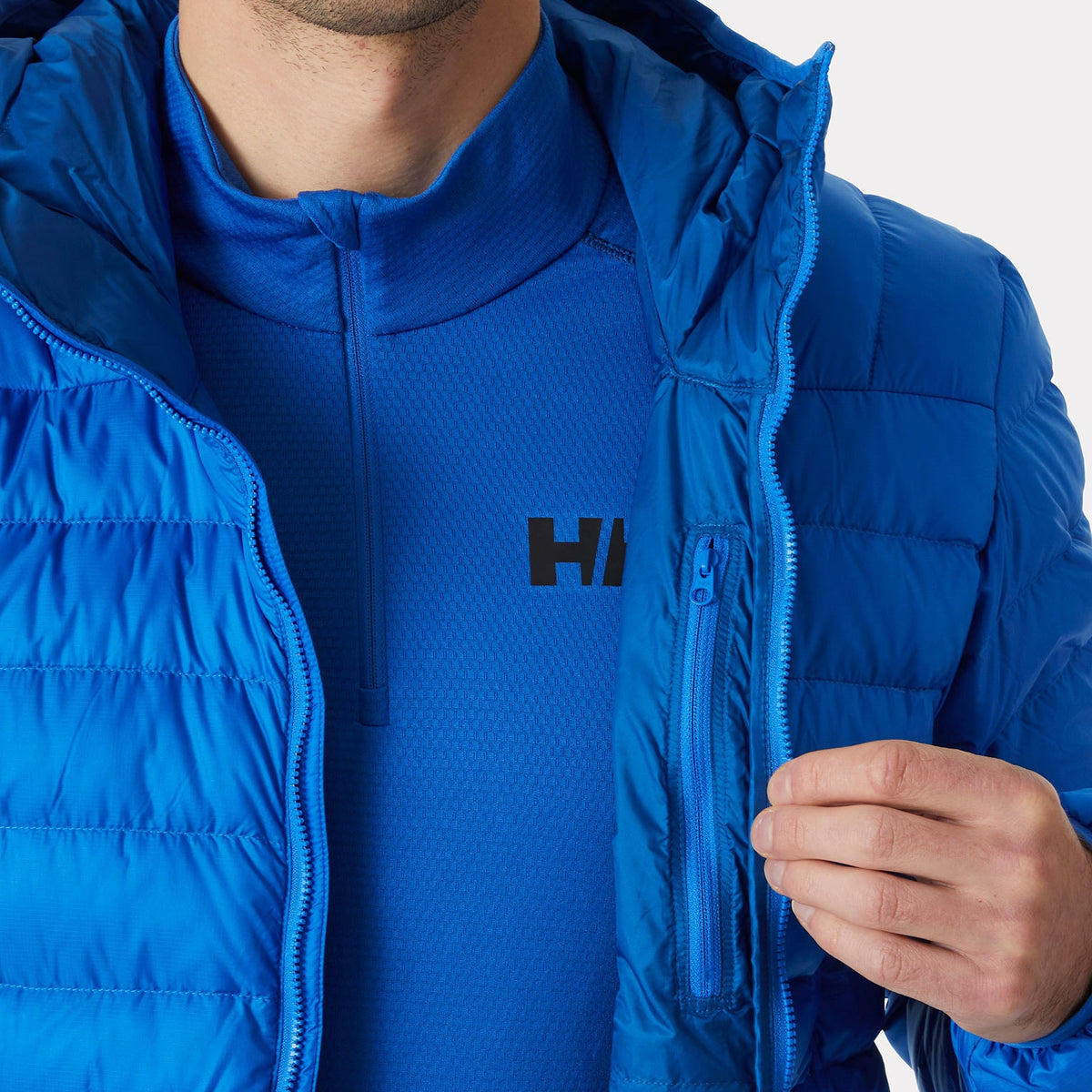 VERGLAS HOODED DOWN 20, COBALT 20, XXL