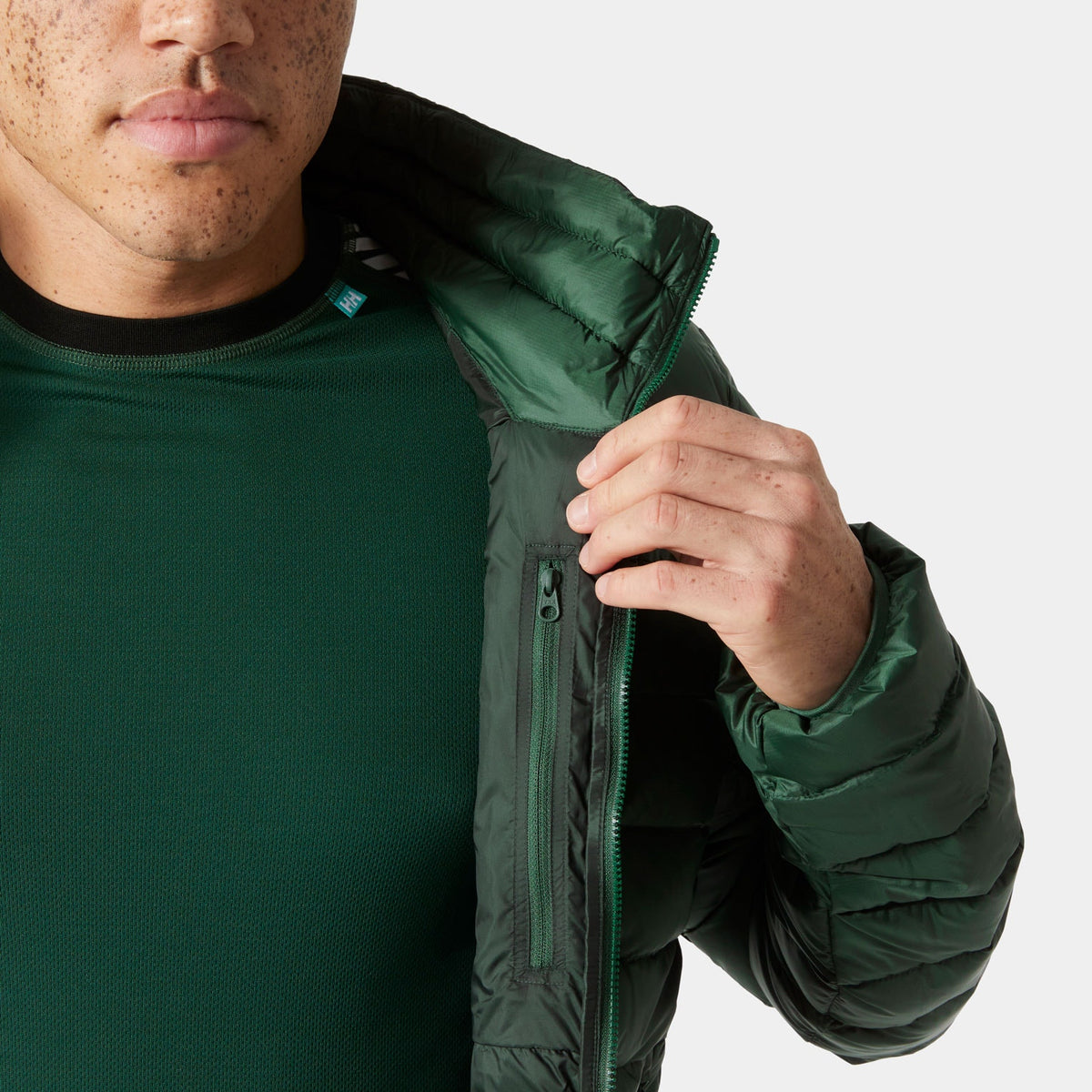 VERGLAS DOWN  JACKET 20, JUNGLE GREE, XXL