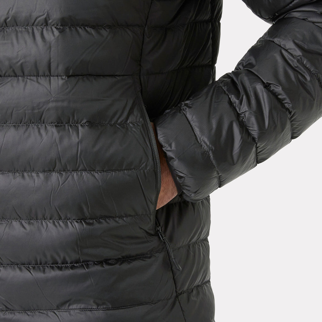 VERGLAS DOWN  JACKET 20, BLACK, XXL