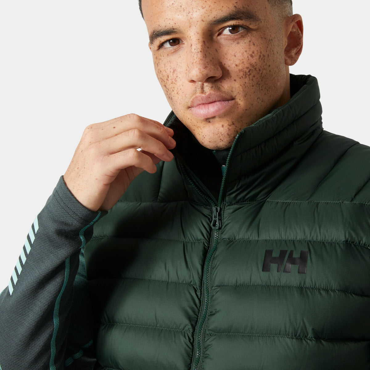 VERGLAS DOWN VEST 20, JUNGLE GREE, L