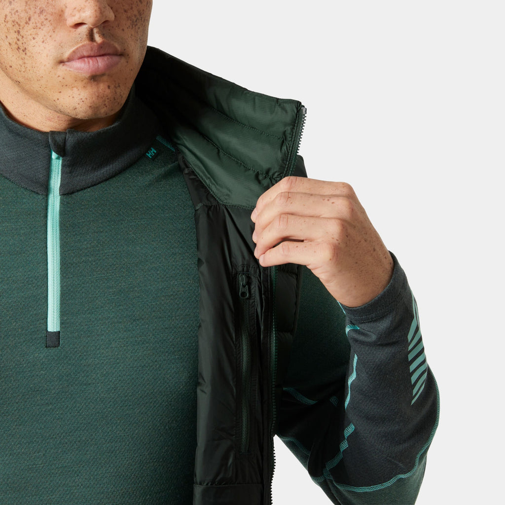 VERGLAS DOWN VEST 20, JUNGLE GREE, L