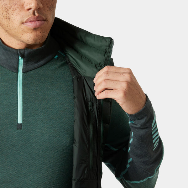 VERGLAS DOWN VEST 20, JUNGLE GREE, L