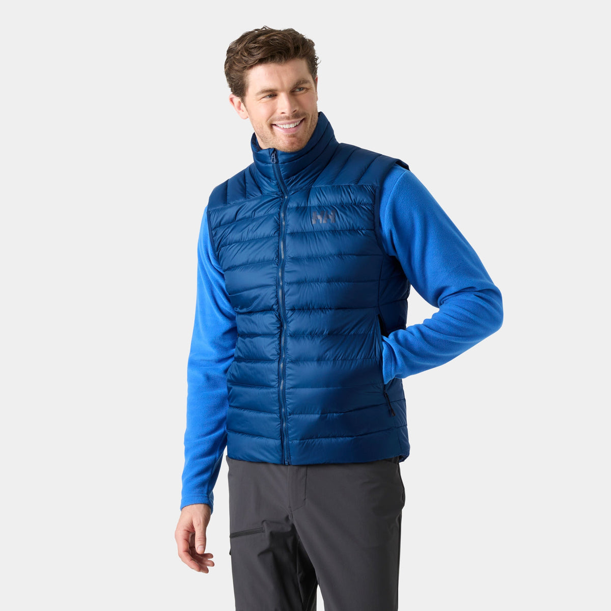 VERGLAS DOWN VEST 20, DARK BLUE, XXL