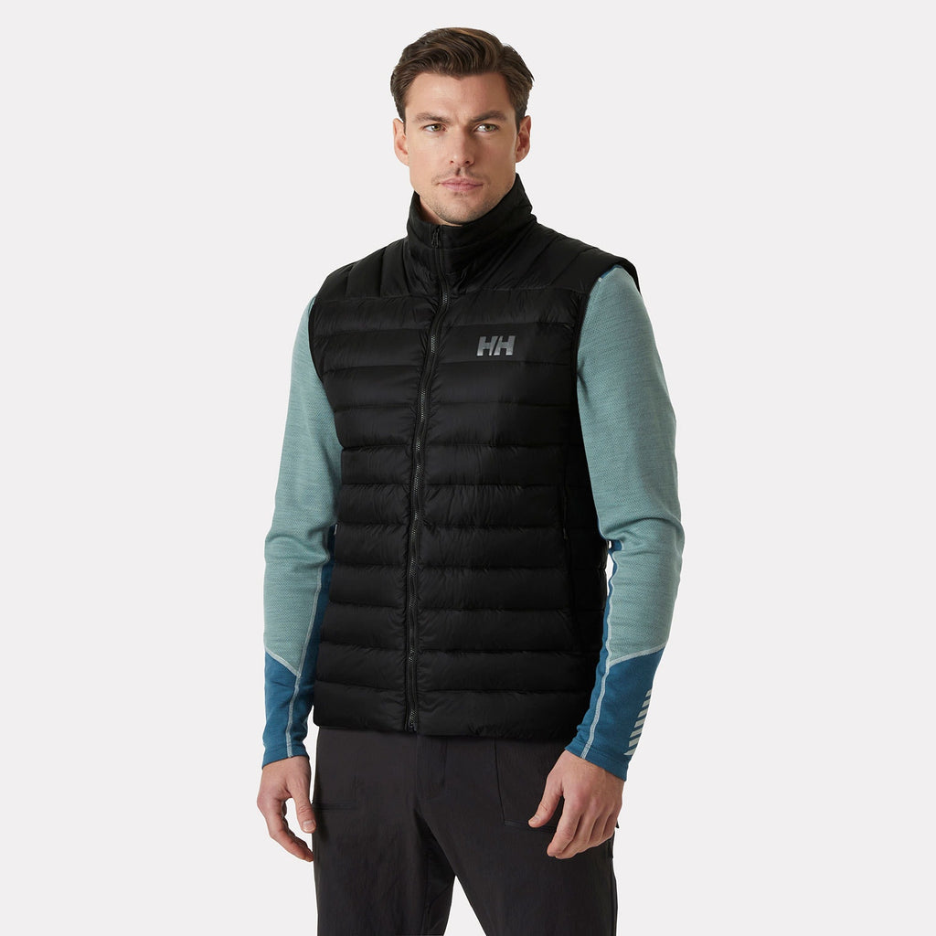 VERGLAS DOWN VEST 20, BLACK, XXL