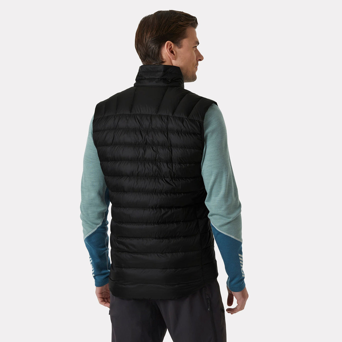 VERGLAS DOWN VEST 20, BLACK, XXL