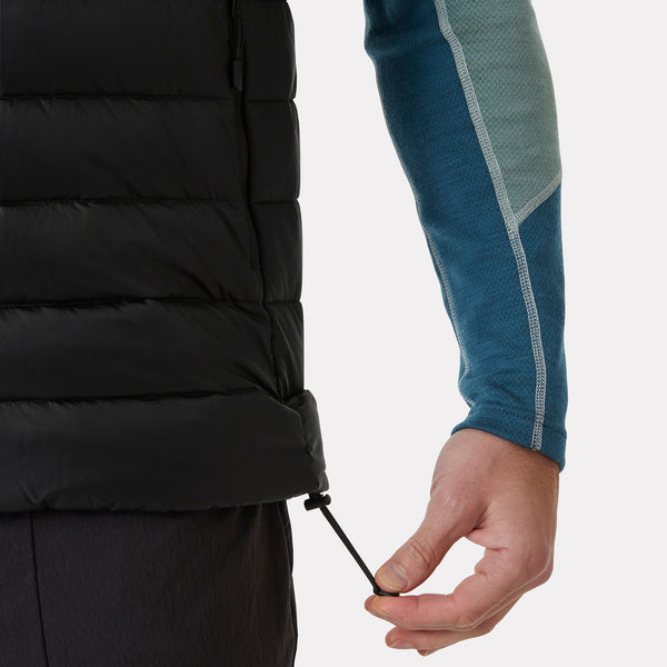 VERGLAS DOWN VEST 20, BLACK, XXL