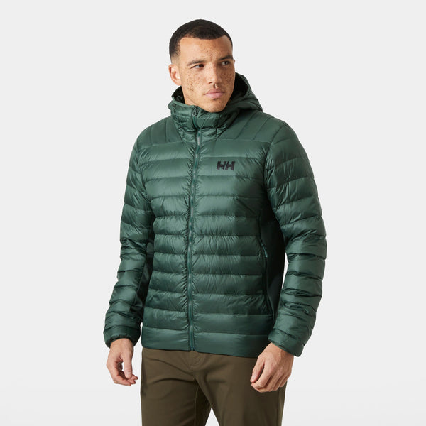 VERGLAS DOWN HYBRID HOOD 20, JUNGLE GREE, XXL