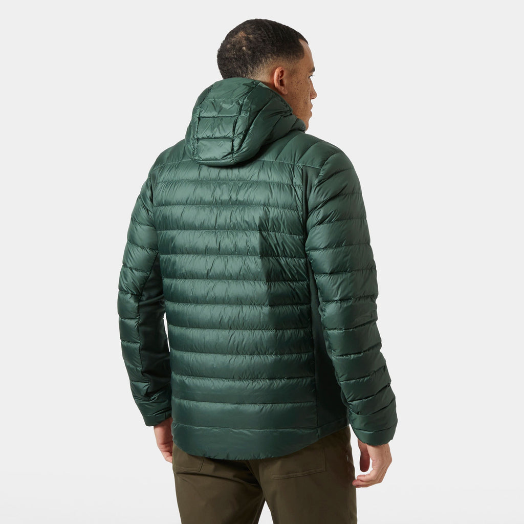 VERGLAS DOWN HYBRID HOOD 20, JUNGLE GREE, XXL