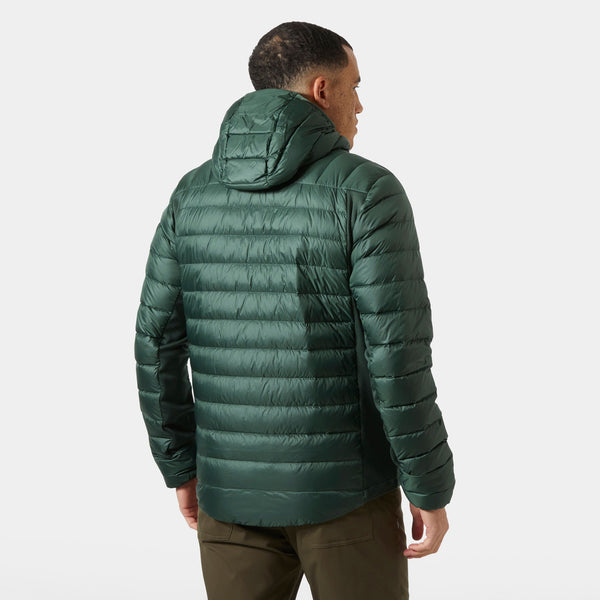 VERGLAS DOWN HYBRID HOOD 20, JUNGLE GREE, XXL
