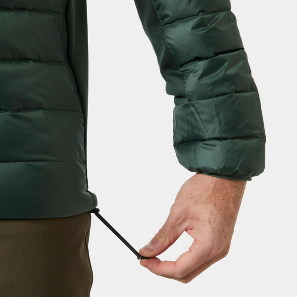 VERGLAS DOWN HYBRID HOOD 20, JUNGLE GREE, XXL
