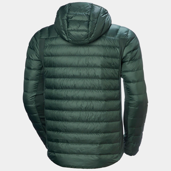 VERGLAS DOWN HYBRID HOOD 20, JUNGLE GREE, XXL