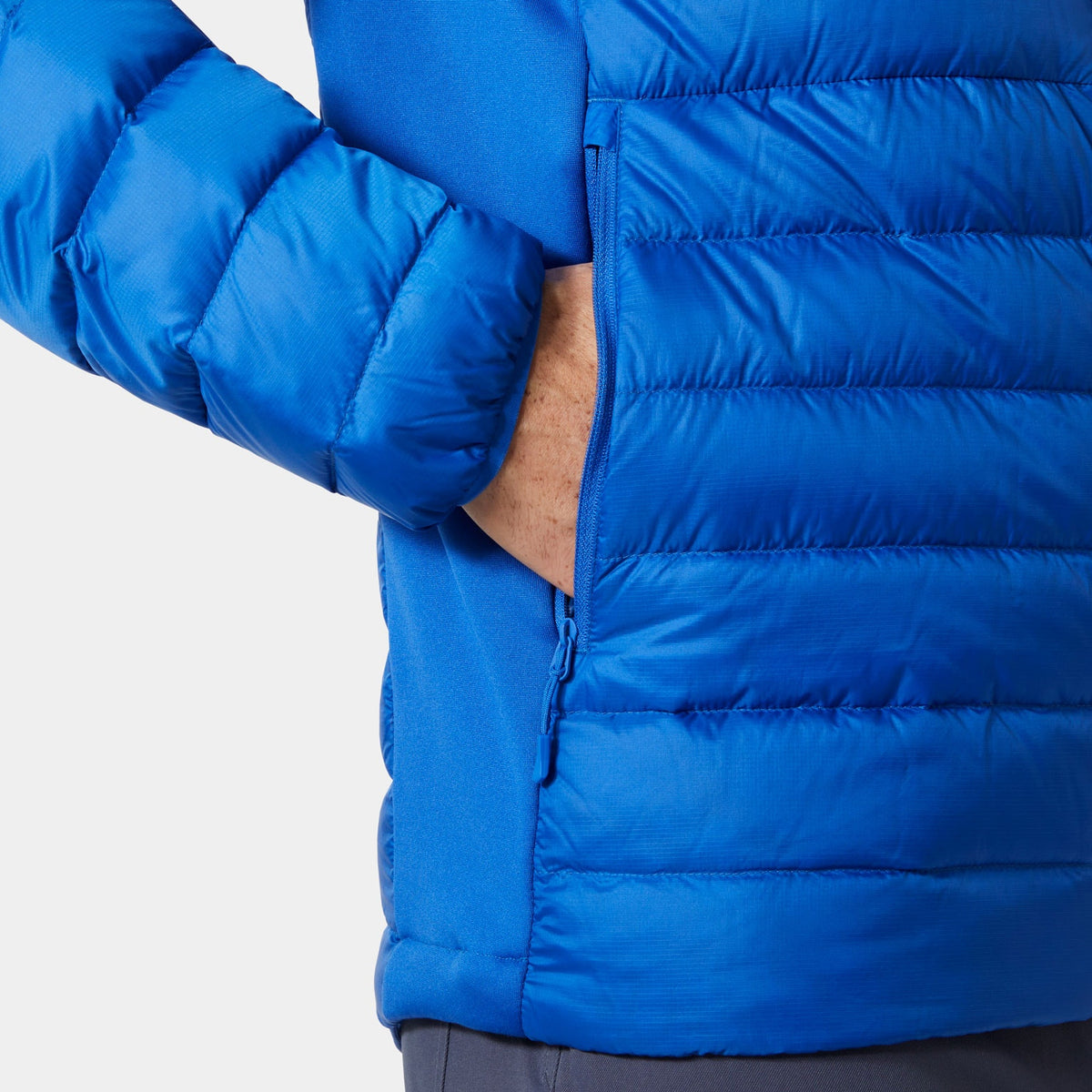 VERGLAS DOWN HYBRID HOOD 20, COBALT 20, XXL