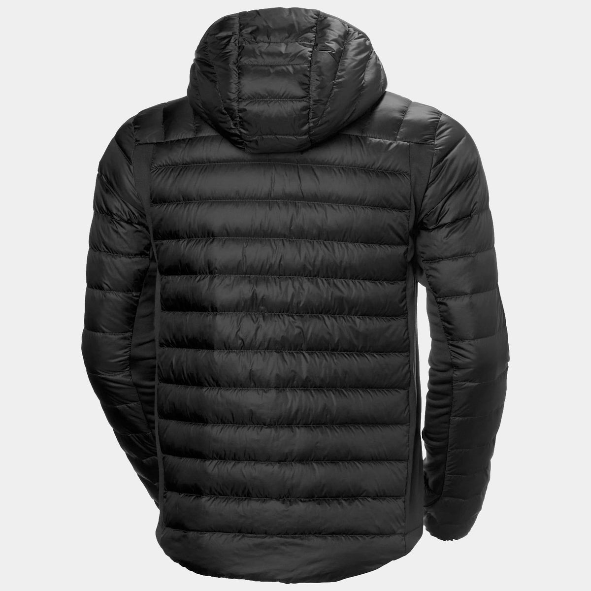 VERGLAS DOWN HYBRID HOOD 20, BLACK, XXL