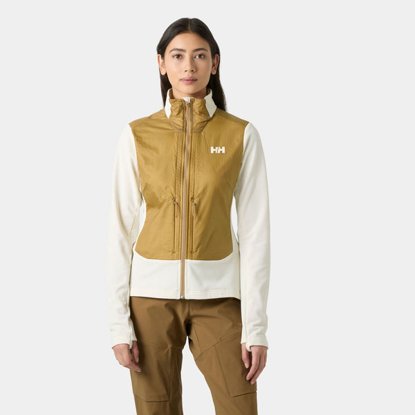 W VERSALITE HYBRID FLEECE JKT, SNOW, M
