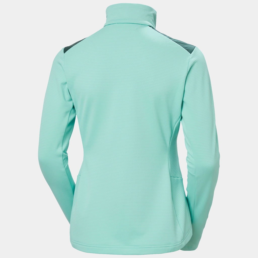 W VERSALITE HYBRID FLEECE JKT, LAGOON, L