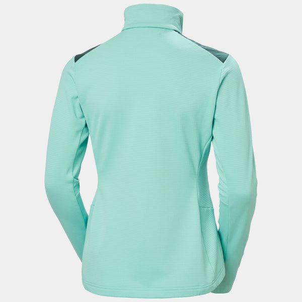 W VERSALITE HYBRID FLEECE JKT, LAGOON, L