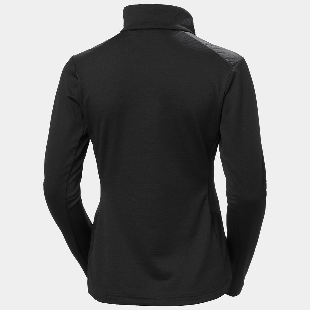 W VERSALITE HYBRID FLEECE JKT, BLACK, L