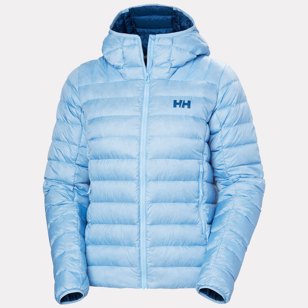 W VERGLAS HOODED DOWN 20, BRIGHT BLUE, L