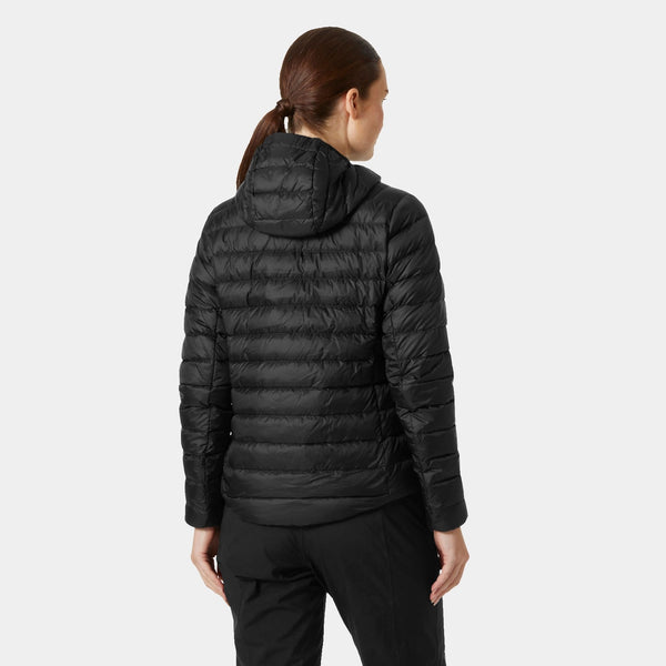 W VERGLAS HOODED DOWN 20, BLACK, L