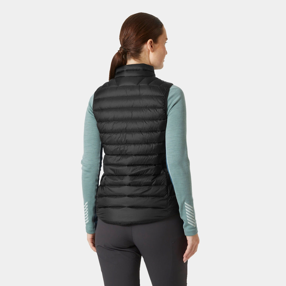 W VERGLAS DOWN VEST 20, BLACK, L