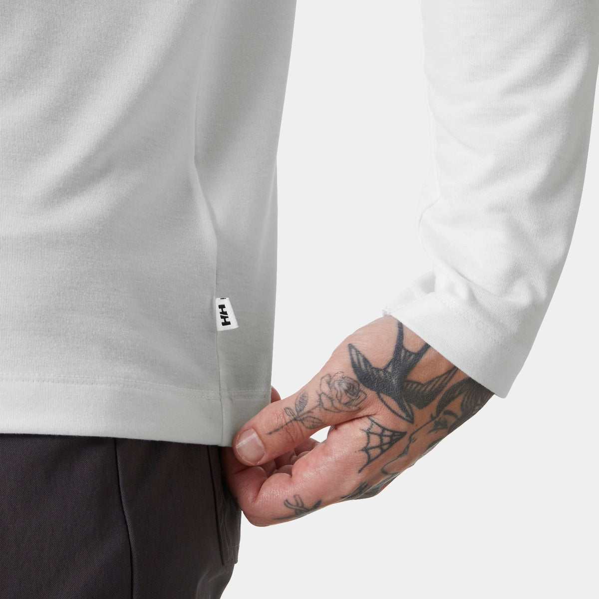 SKOG GRAPHIC LS TEE, WHITE, XXL