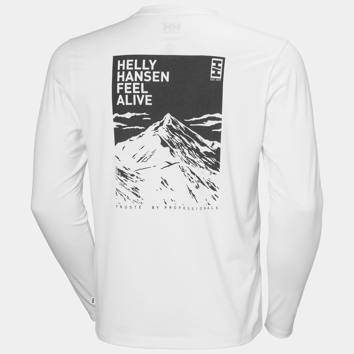 SKOG GRAPHIC LS TEE, WHITE, XXL