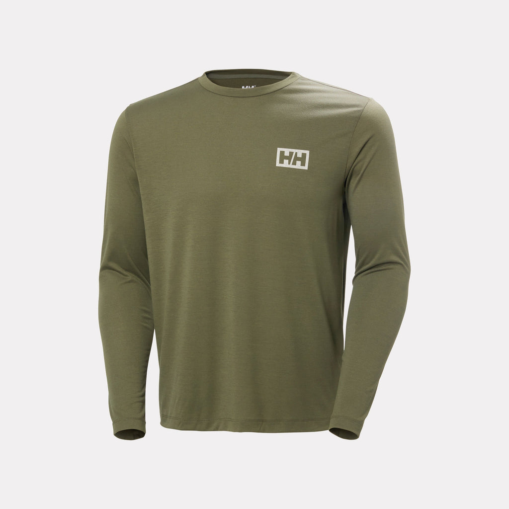 SKOG GRAPHIC LS TEE, UTILITY GRE, XXL