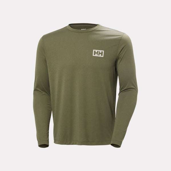 SKOG GRAPHIC LS TEE, UTILITY GRE, XXL