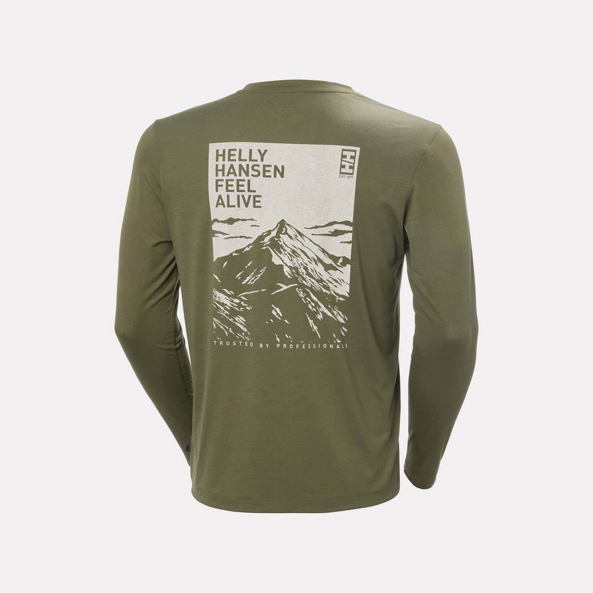 SKOG GRAPHIC LS TEE, UTILITY GRE, XXL