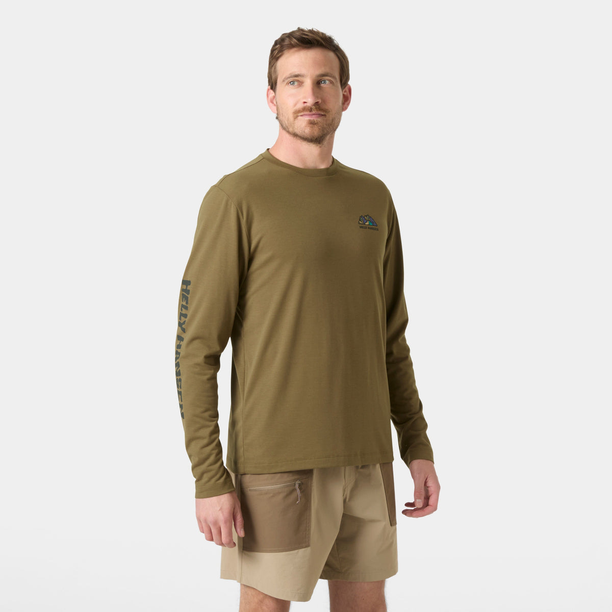 SKOG GRAPHIC LS TEE, BEDROCK, S