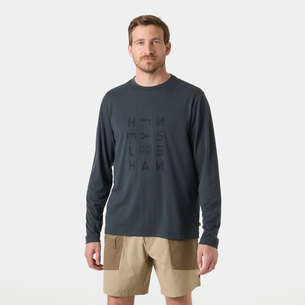SKOG GRAPHIC LS TEE, ALPINE FROS, S