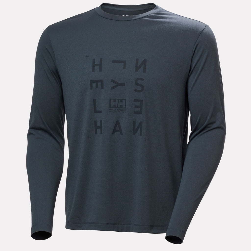 SKOG GRAPHIC LS TEE, ALPINE FROS, S