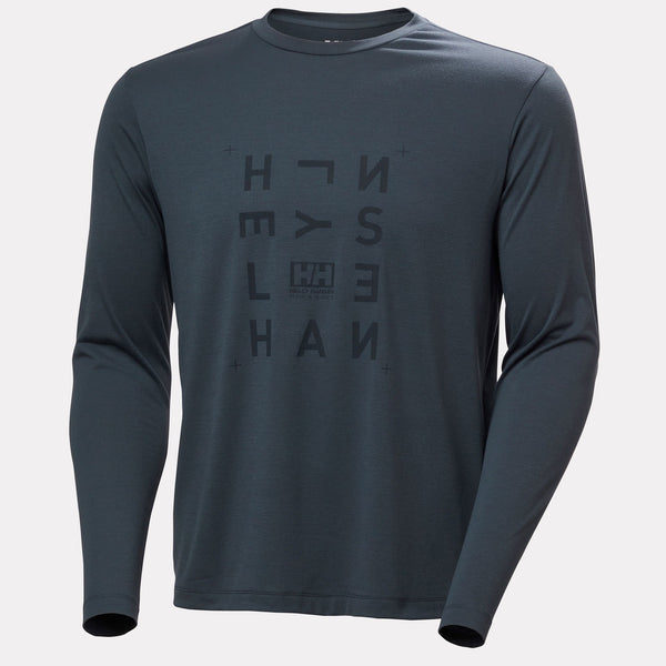 SKOG GRAPHIC LS TEE, ALPINE FROS, S