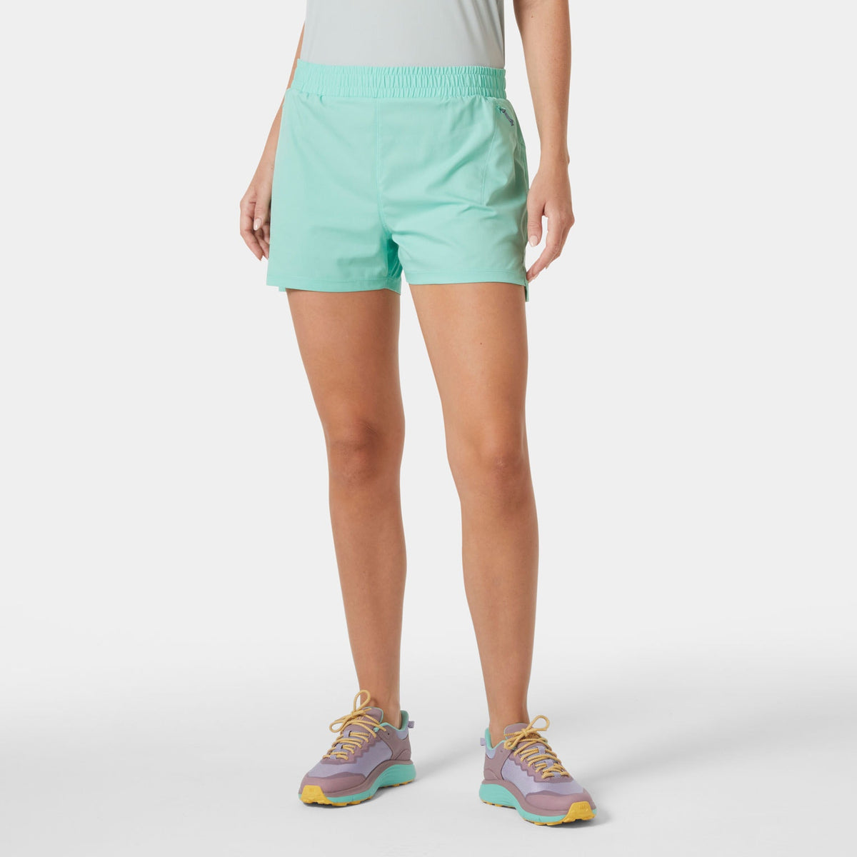 W TRAIL 3" SHORTS, LAGOON, XL