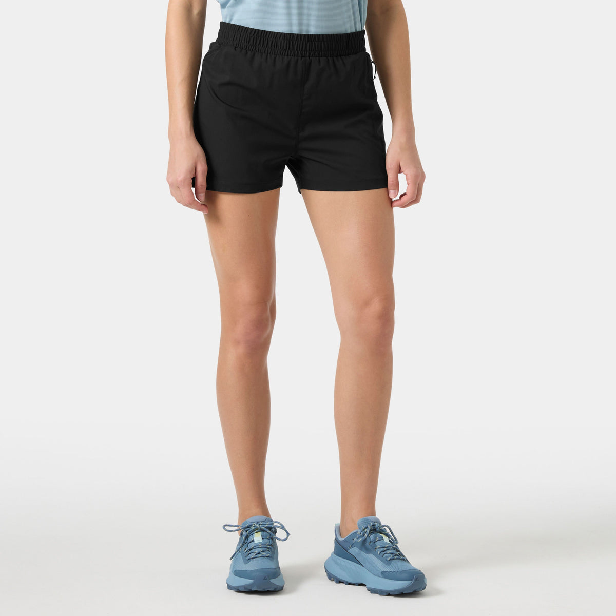 W TRAIL 3" SHORTS, BLACK, L