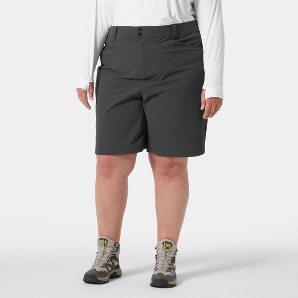 W BRONA SOFTSHELL PLUS SHORTS, EBONY, 1X