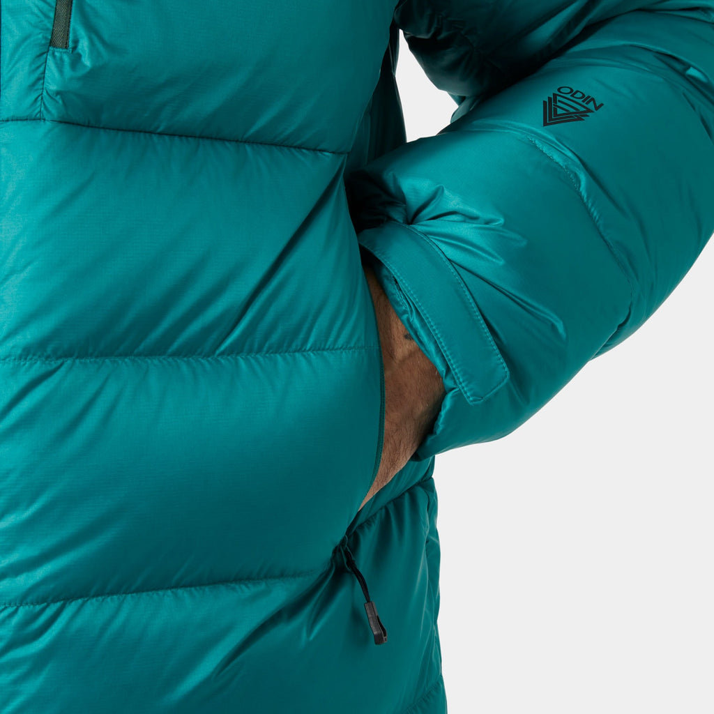 ODIN POLAR DOWN JACKET, SIGNAL GREE, S