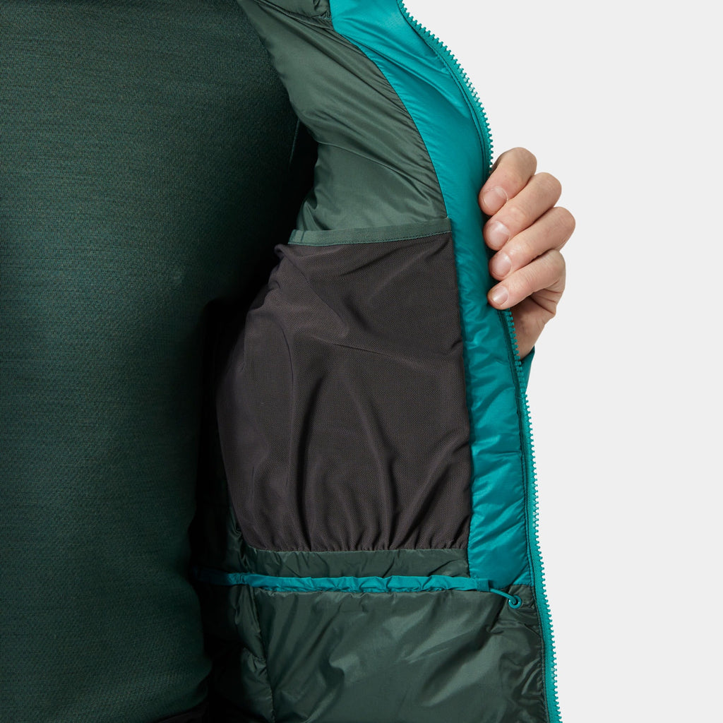ODIN POLAR DOWN JACKET, SIGNAL GREE, S