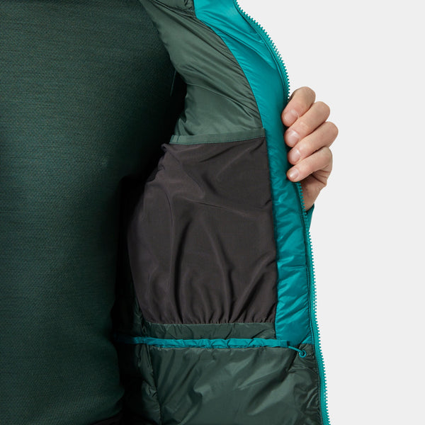 ODIN POLAR DOWN JACKET, SIGNAL GREE, S