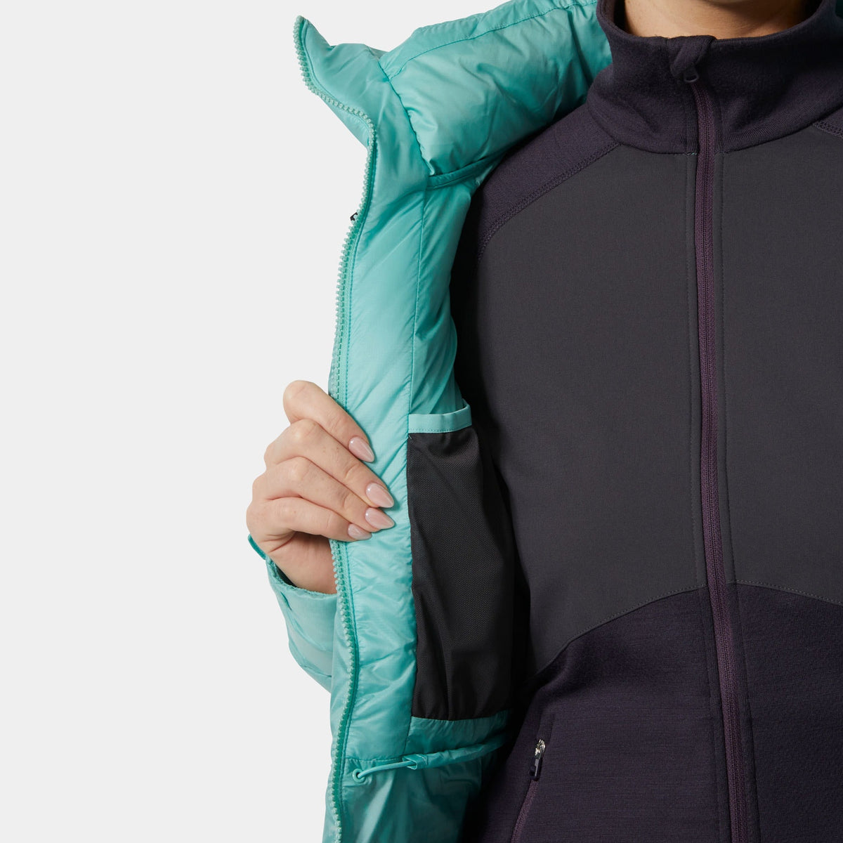 W ODIN POLAR DOWN JACKET, LAGOON, L