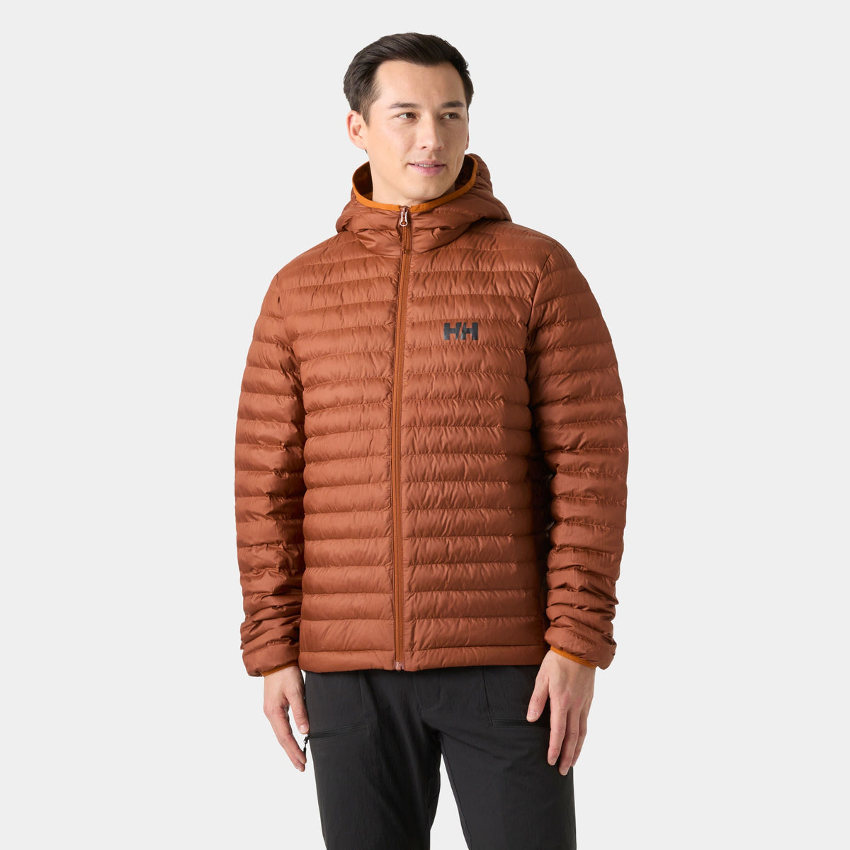 SIRDAL HOODED INSULATOR, IRON OXIDE, XXL