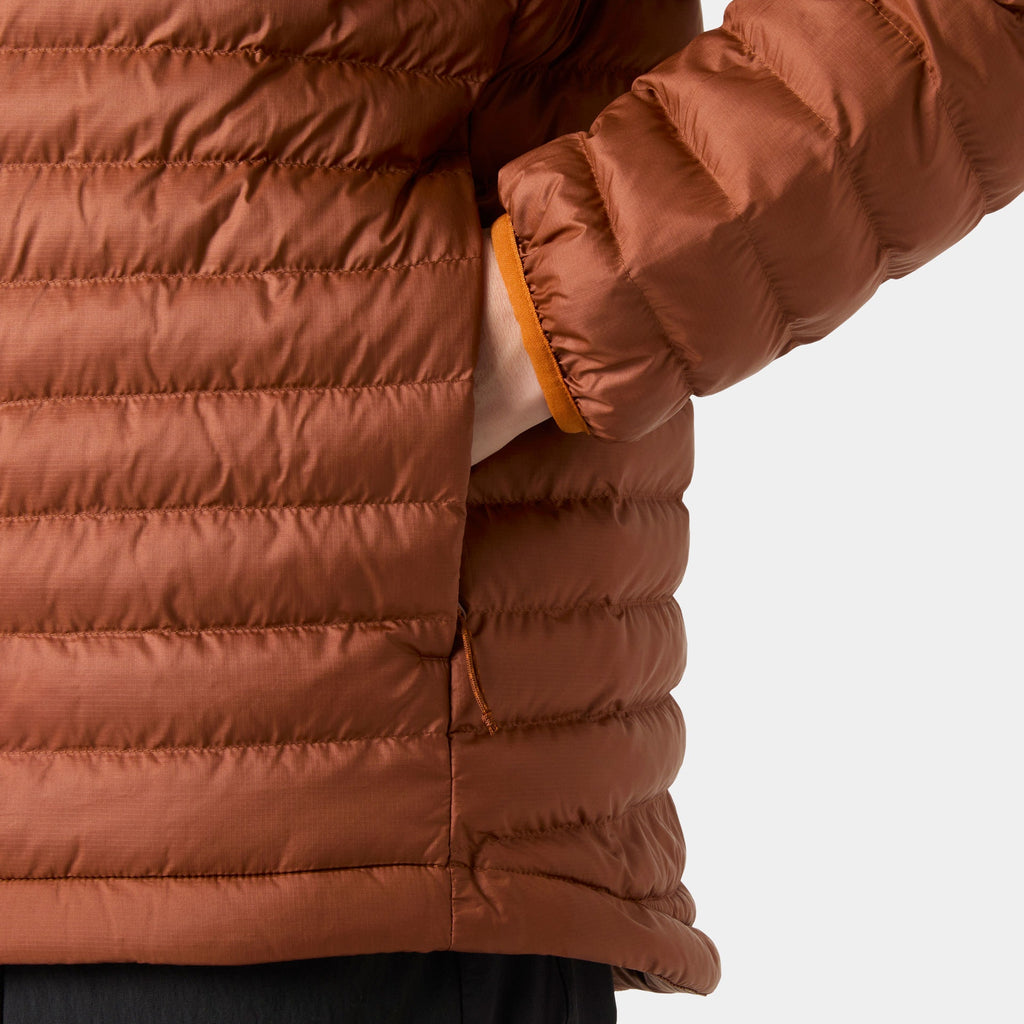 SIRDAL HOODED INSULATOR, IRON OXIDE, XXL